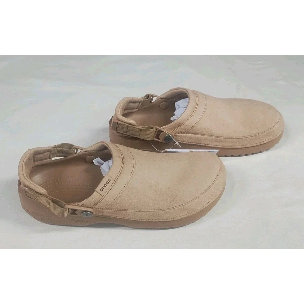 Crocs Classic Crafted Vegan Suede Clog  Men 10  Womens 12 NEW